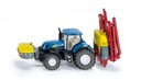 SIKU 1799 NEW HOLLAND ТРАКТОР + ОПРЫСКИВАТЕЛЬ 1:87