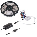 Комплект RGB LED STRIP 6Вт/м 12В DC + ИК контроллер + пульт ДУ + блок питания