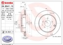 DISQUES I SABOTS DE FREIN BREMBO ARRIÈRE MAZDA CX-7 photo 2 - milautoparts-fr.ukrlive.com