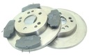 DISCS 2 PCS. + PADS FRONT MERCEDES W124 85-95 284X12 photo 1 - milautoparts-fr.ukrlive.com