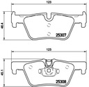 DISCS I PADS BREMBO REAR BMW 4 F32 F36 300MM photo 3 - milautoparts-fr.ukrlive.com