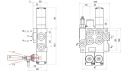 РОЗПОДІЛЮВАЧ ГИДРАВЛІЧНИЙ 2 СЕКЦІЙНИЙ 40L Z 1 SEKCIJA PLYWAJACA BADESTNOST  (17550328395) фото min 8