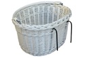 Передняя корзина для велосипеда BIKE BASKET маленькая, БЕЛАЯ