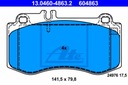 2× ATE 24.0132-0168.1 DISQUE DE FREIN + ATE SABOTS DE FREIN FREINS DB P. C218/X218/W212 3,0-5,5 09 photo 3 - milautoparts-fr.ukrlive.com