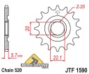ЛАНЦЮГ + ЗІРОЧКИ YAMAHA WR-F 250 10-13R X-RING !  (7569660422) фото min 4