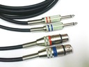 Кабель SHELLER 2x Jack mono / 2x XLR 