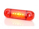 W97.2 5-светодиодный красный боковой габаритный фонарь