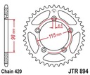 Pohonná sada KTM SX65 Super zosilnená reťaz Katalógové číslo dielu 23131212121213213213123123