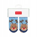 Vianočné ponožky pre bábätká SOXO veľ. 19-21 Strih ponožky