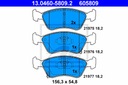 SABOTS DE FREIN ATE AVANT - TOYOTA AVENSIS T22 photo 2 - milautoparts-fr.ukrlive.com