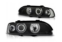 LAMPS GRILLES FOR BMW E39 FROM 1995 FOR 2000 ROKU WHITE COLOR RINGS CCFL H7 photo 2 - milautoparts-fr.ukrlive.com