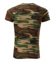 Unisex tričko XS Camouflage Dominujúca farba zelená