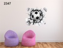 детские настенные наклейки мяч 3d 120x120