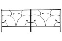 МЕТАЛЛИЧЕСКИЙ САДОВЫЙ ЗАБОР 100 x 80 см бордюр сада