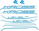 Наклейки KROSS Level Hexagon F2 53-6 РАЗНЫХ ЦВЕТОВ