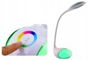 LED stolná lampa Activejet RAINBOW RGB biela Trieda energetickej účinnosti G