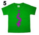 Detské tričko s kravatou vtipné tričká Veľkosť (new) 110 (105 - 110 cm)