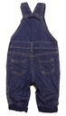 GEORGE dojčenské nohavice záhradníčky DŽÍNSOVÁ podšívka J.NOWE 56-62 3m Dominujúca farba modrá