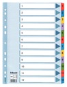 Kartónové preložky MYLAR A4 MAXI 1-12 ESSELTE 10 Druh rozdeľovače