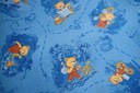 Detský KOBEREC 90x90 TEDDY modrý medvedík MEDVEDIA 'EE2961 Predajná jednotka kus