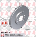 DISQUES ZIMMERMANN AVANT ASTRA G H 280MM 5 OTW KRK photo 2 - milautoparts-fr.ukrlive.com