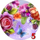 ТОЛСТАЯ ВАФЛЯ ДЛЯ ТОРТА БАБОЧКА, 20 см, схема 5