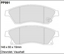 BLACK DIAMOND PADS FRONT OPEL ASTRA J DISCS 276 photo 2 - milautoparts-fr.ukrlive.com