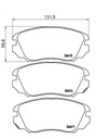 SABOTS DE FREIN FEROPOUR FDB4207 SAAB 9-5 10-12R AVANT POUR 296 photo 2 - milautoparts-fr.ukrlive.com