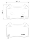 PADS BRAKE JEEP GRAND CHEROKEE 10- REAR photo 9 - milautoparts-fr.ukrlive.com