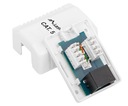 Розетка Lanberg для поверхностного монтажа 1x RJ-45 Кат. 5е УТП