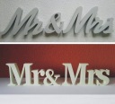 Надпись Mr Mrs буквы 3D декор.
