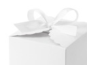 Krabička obláčik biela stuha 8x7,5x4,5cm/10ks Dominujúca farba biela
