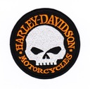 Нашивка VAR HARLEY - ДЭВИДСОН череп 8,5 см