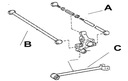 SWINGARM SWINGARMS DRIVE SHAFT TOYOTA COROLLA 97-01 REAR A photo 2 - milautoparts-fr.ukrlive.com