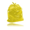 WORKI WOREK NA ŚMIECI 240L 10SZT LDPE MOCNE ŻÓŁTE