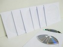 Конверты бумажные для дисков с окошком, белые, 1000 шт.