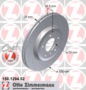 ZIMMERMANN SPORT DISQUES AVANT BMW 3 E46 330D 325I photo 2 - milautoparts-fr.ukrlive.com