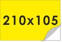 Наклейки - любой принт, прямоугольные 210х105 мм.