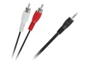 Кабель 2 x RCA Chinch 3 МБ, стереоразъем 3,5 мм