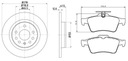 DISCS + PADS BRAKE REAR OPEL VECTRA C SIGNUM photo 3 - milautoparts-fr.ukrlive.com