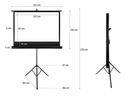 PREMIETACIE PLÁTNO OVERMAX NA STATÍVE AUTOMAT VEĽKÝ Model SCREEN OVERMAX EKRAN OV-SCREEN