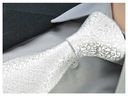 Свадебный галстук из микрофибры цвета слоновой кости g161