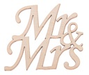 MR&MRS украшение, надпись свадебный ТОППЕР декупаж