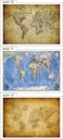 Obraz na plátne stará mapa sveta 60x40 veľa vz.5 Téma mapy