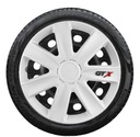 4 колпака 15 VERSACO GTX Carbon White КОМПЛЕКТ