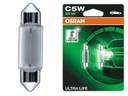 Лампа OSRAM C5W ULTRA LIFE, гарантия 4 года