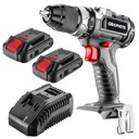 ГРАФИТ Дрель/шуруповерт 18 В 2x2 Ач БЕСЩЕТОЧНАЯ