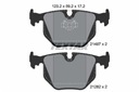 PADS SENSOR TEXTAR REAR BMW 3 E46 photo 2 - milautoparts-fr.ukrlive.com