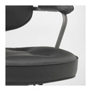 IKEA ALEFJALL Kancelárska stolička, Glose čierna Hĺbka sedadla 42 cm