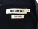 BEN SHERMAN - 100% MERINO vlna - skvelá - S - Dominujúca farba modrá